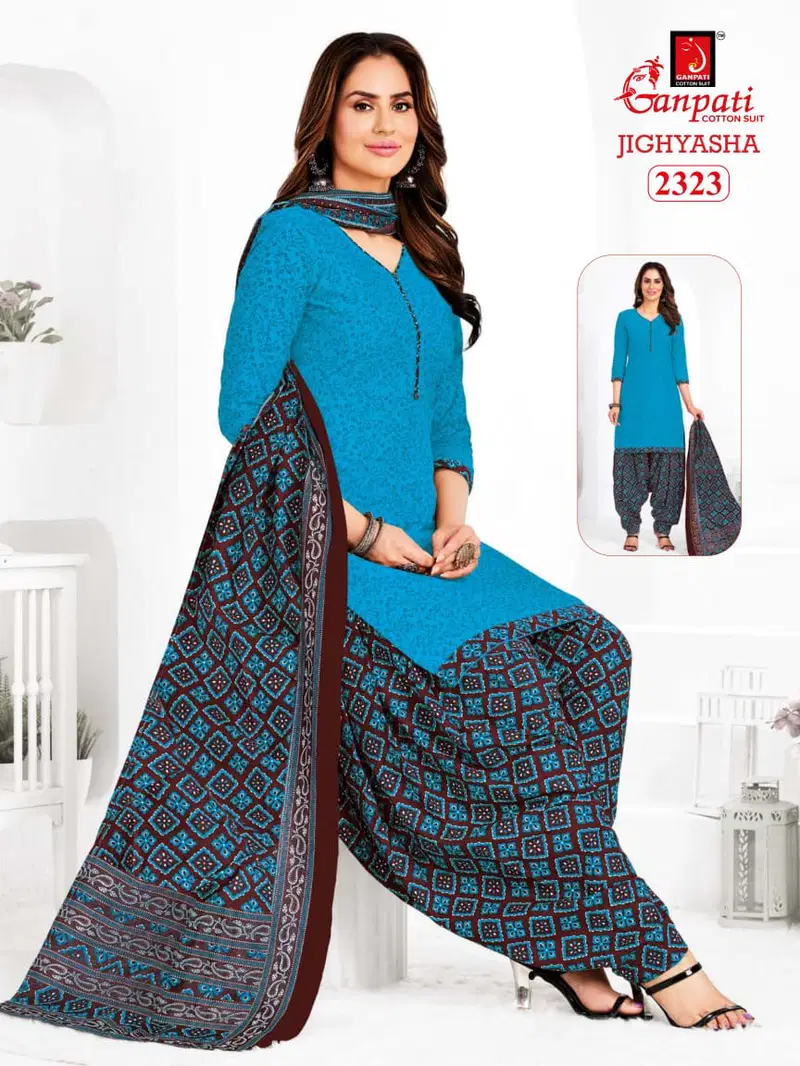 Jighyasha 23 By Ganpati Cotton Printed Dress Material Suppliers In India